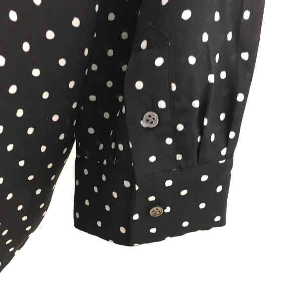 Joie | Polkadot Silk Blouse - Picture 7 of 16